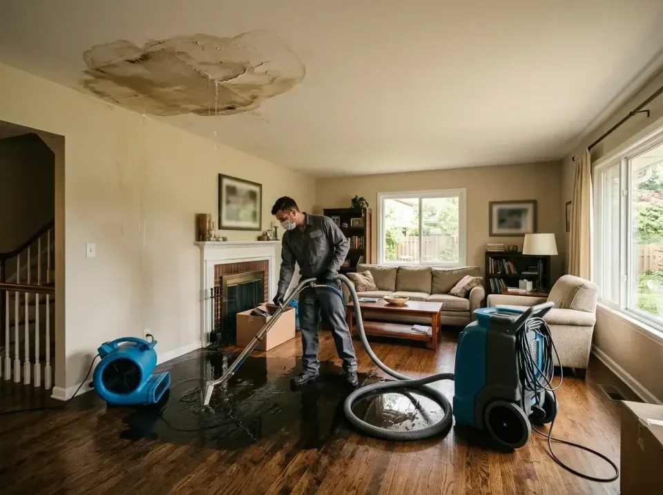 attic-pipe-burst-ceiling-drip-008 — frequently asked questions, Water Damage Restoration & Carpet Care in Rogers, AR